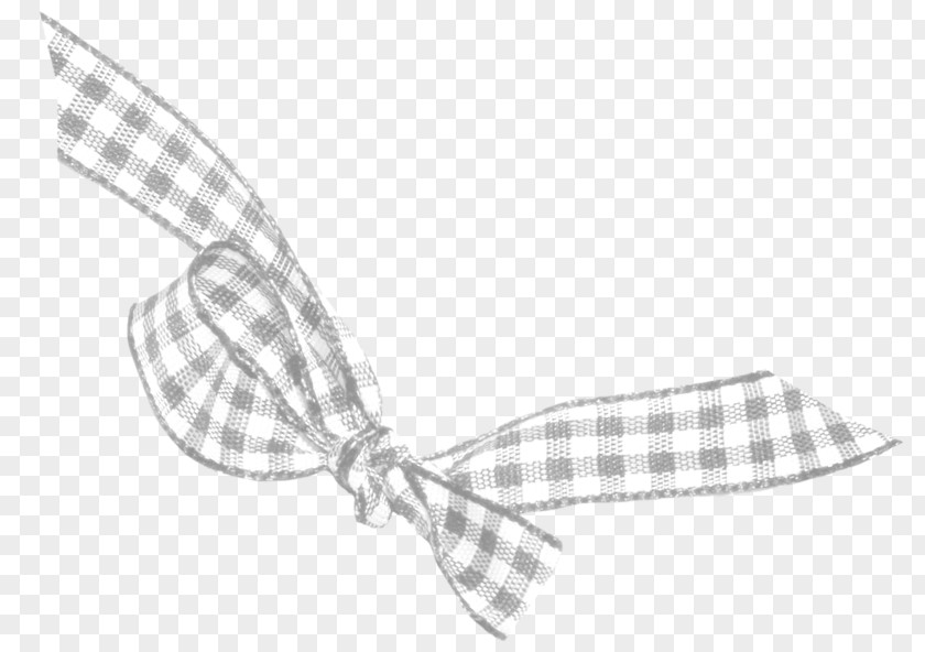 Plaid Bow Shoelace Knot White Blue PNG