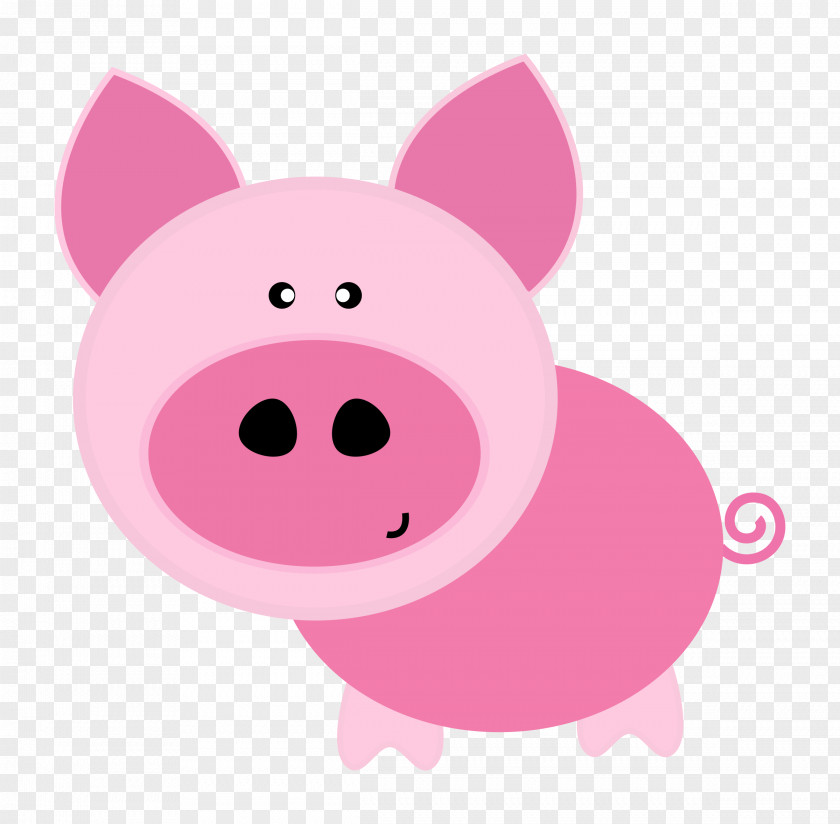 Pretty Pig Cliparts Domestic Cuteness Free Content Clip Art PNG