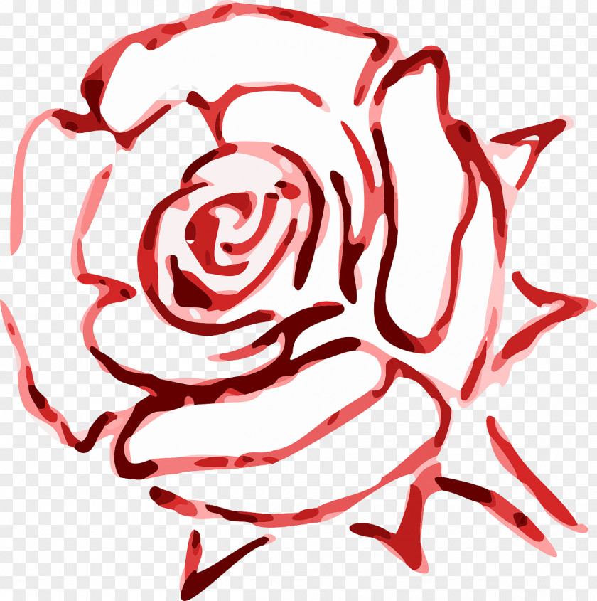 RISE Damask Rose Flower Drawing Clip Art PNG