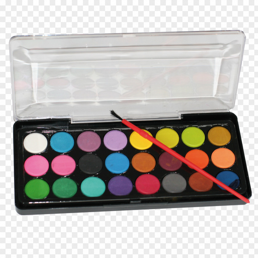 Silikon Transparent Eye Shadow Cosmetics Palette Rouge Color PNG