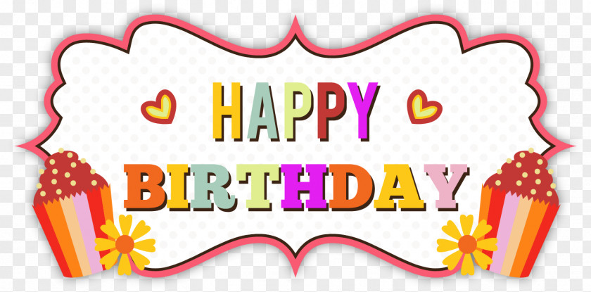 Vector Happy Birthday Box Cake Greeting Card To You Wish PNG