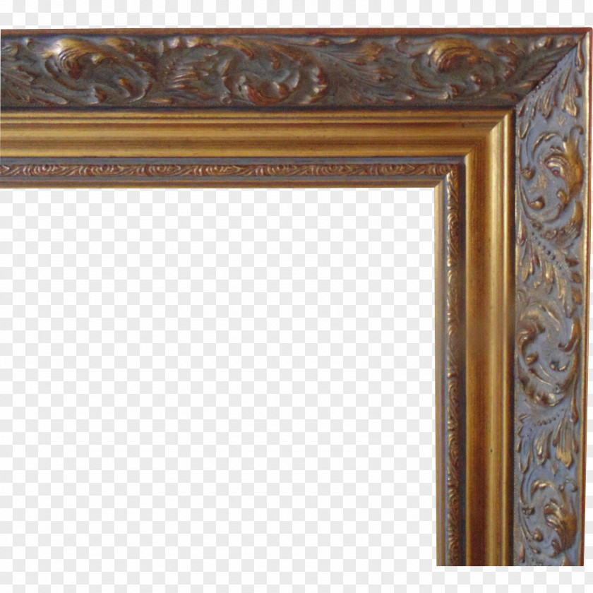 Wood Picture Frames Rococo Mirror Gilding PNG