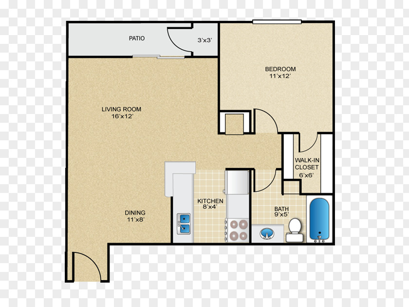 Apartment Floor Plan Canvas Apartments Room PNG