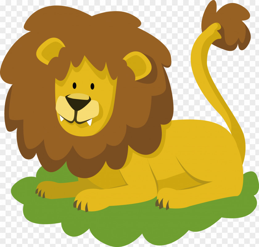 Cartoon Lion Vector Easy English Learning The Divine Romance Animal Puzzle Game For Kids Puzzles PNG