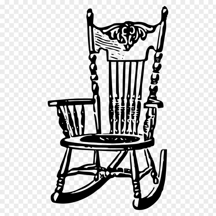 Chair Rocking Chairs Furniture PNG