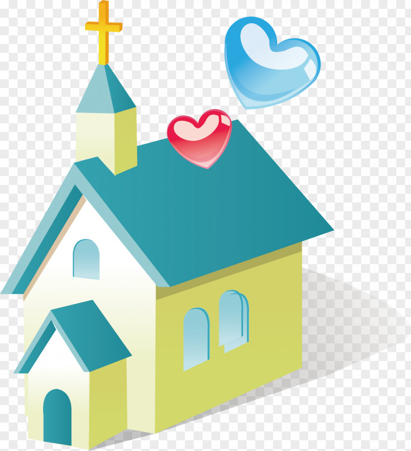 Church Vector Material Christian Building Architecture PNG