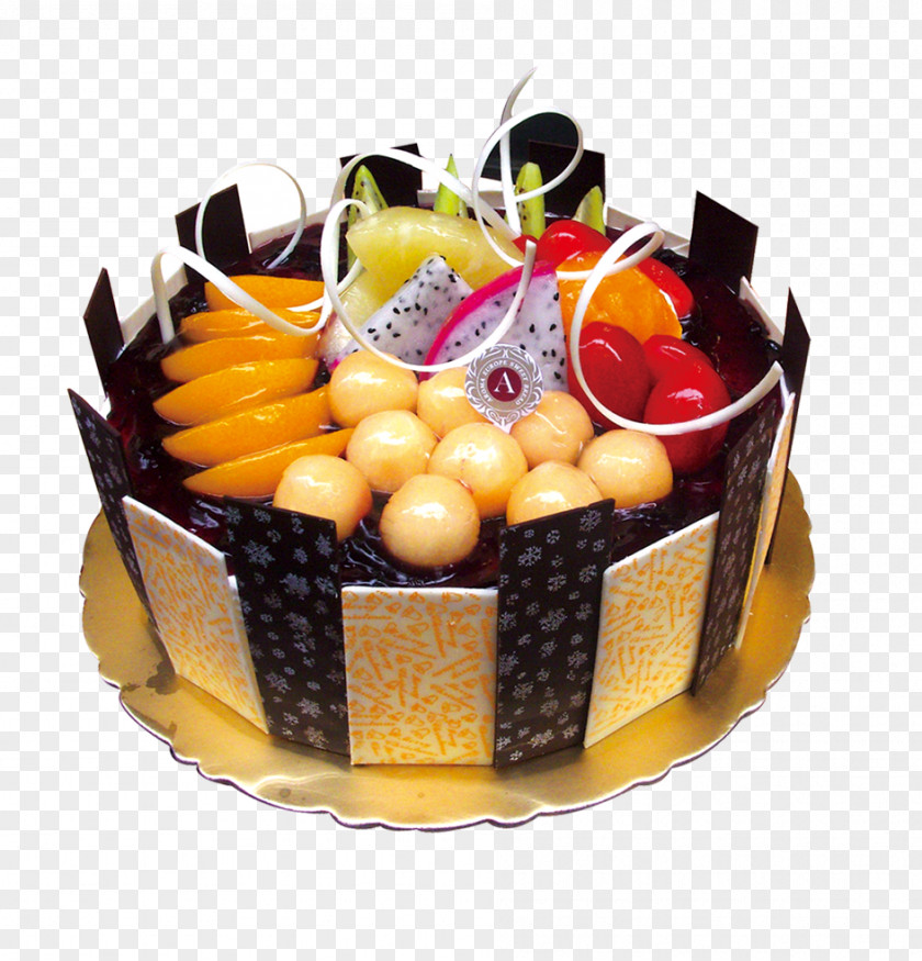Fruit Filling Chocolate Cake Stuffing Pastel Gift Basket PNG