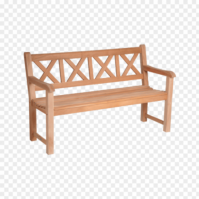 Garden Bench Furniture Mahogany PNG