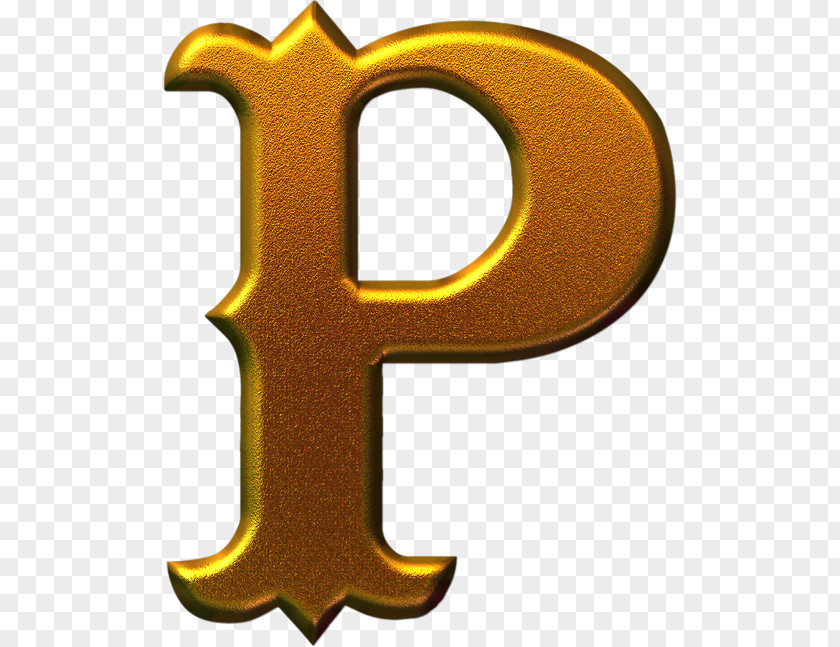Gold Alphabet Letter Cursive PNG