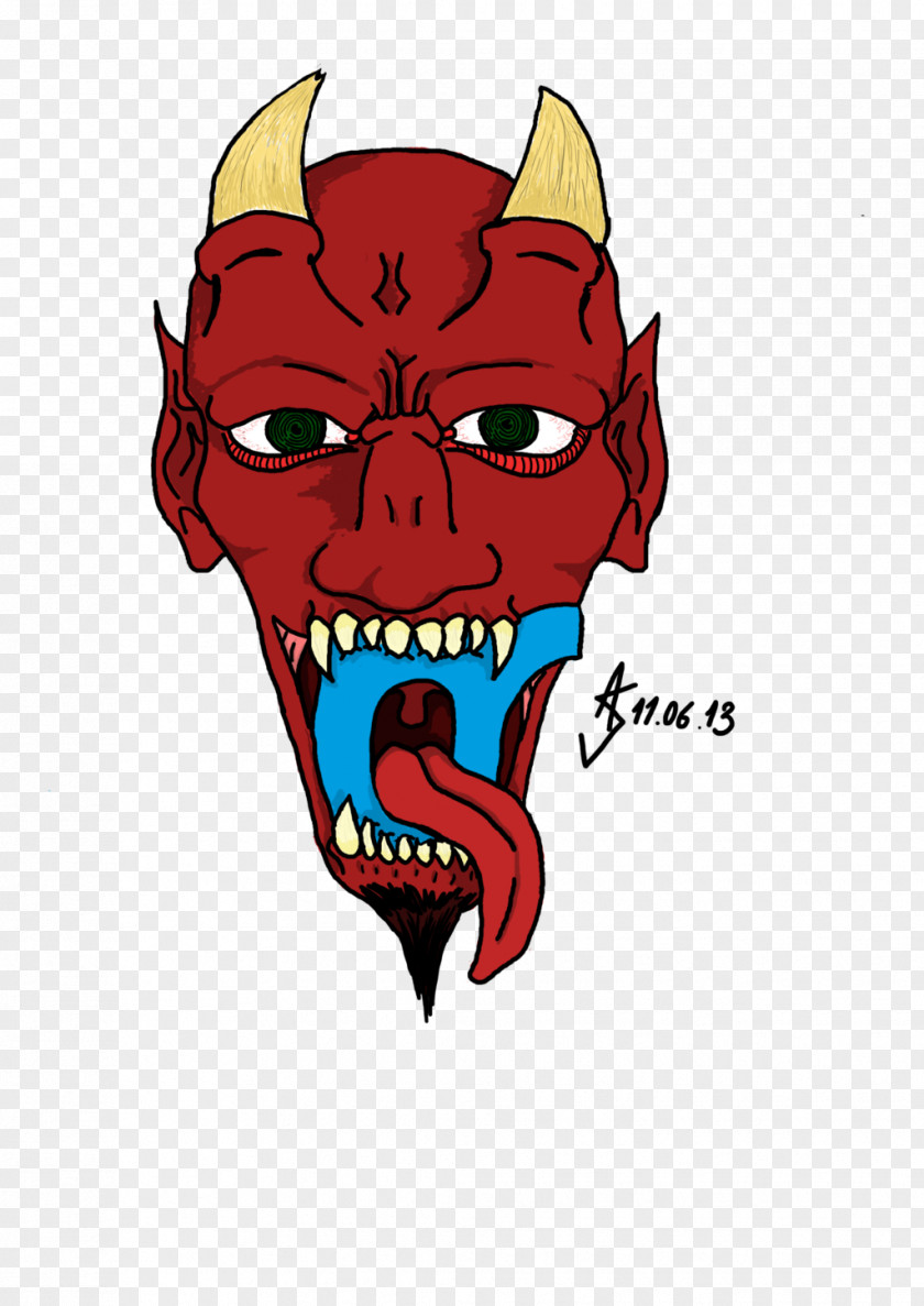 Zip Your Mouth Demon Legendary Creature Clip Art PNG