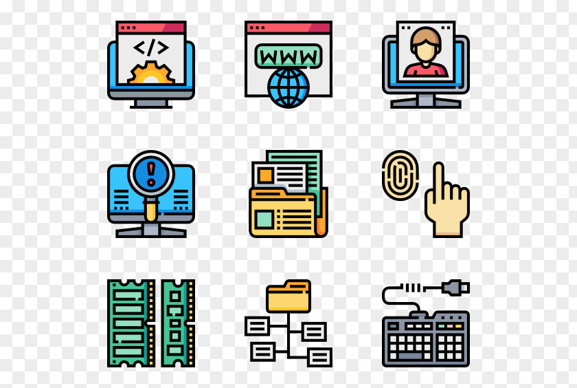 Computerservice Language Icon Design PNG