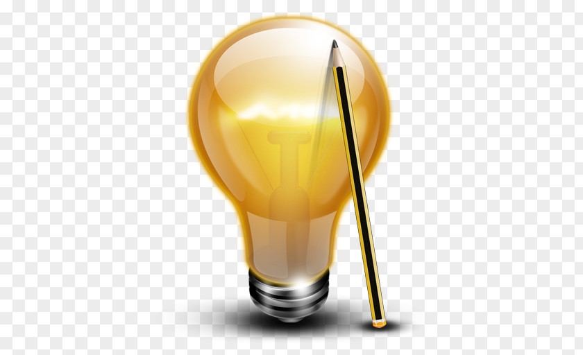 Light Bulb And Pen Web Development Design Icon PNG