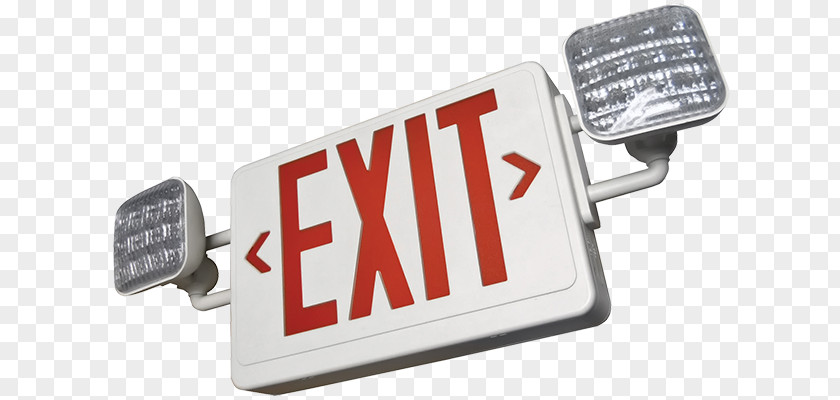 Light Emergency Lighting Exit Sign Fixture PNG