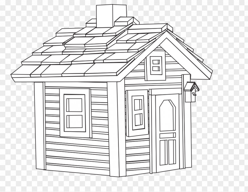 White House Cottage Clip Art PNG
