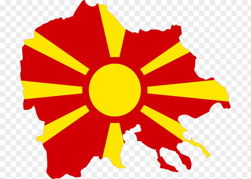 Flag Macedonia (FYROM) Of The Republic National PNG