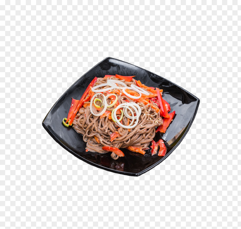 Soba Chinese Noodles Cuisine Recipe Spaghetti PNG