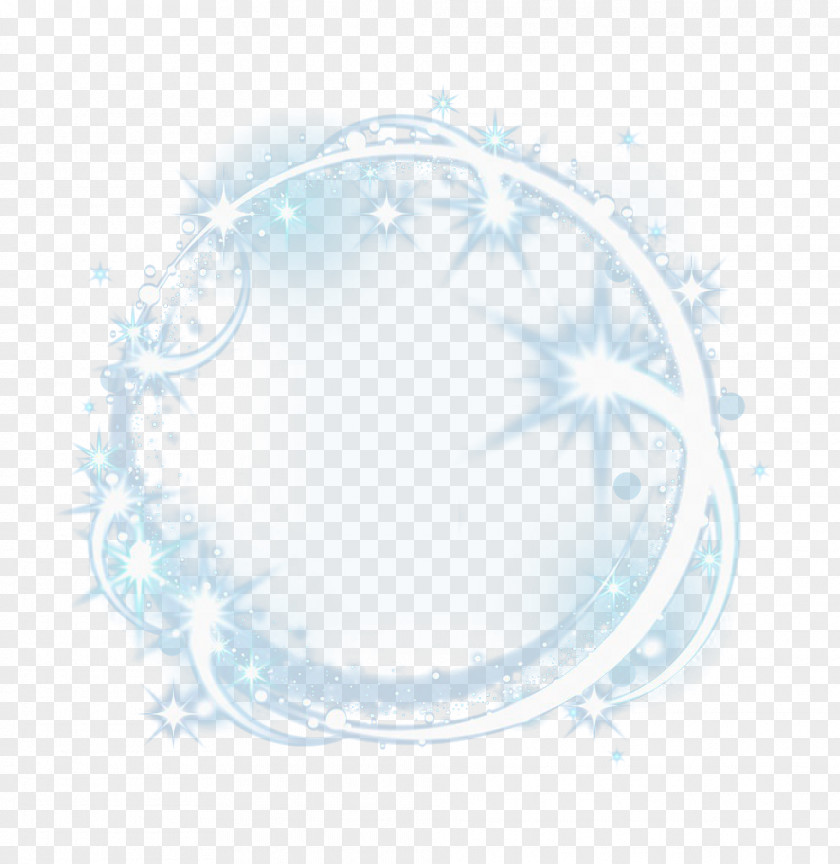 White Light Ring Circle Pattern PNG