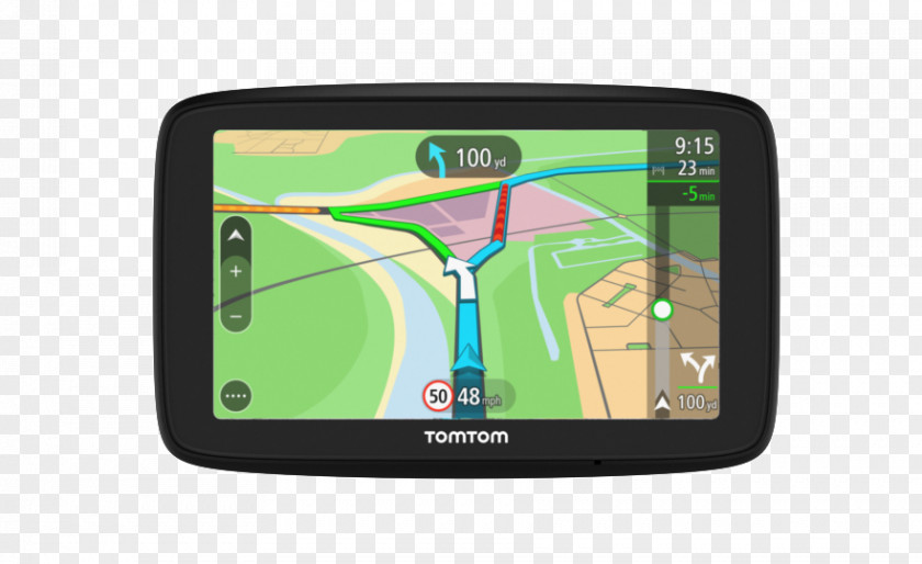 Car GPS Navigation Systems TomTom VIA 53 PNG