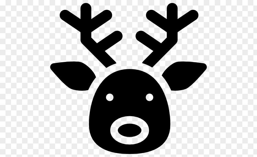 Deer Head Reindeer Horn PNG