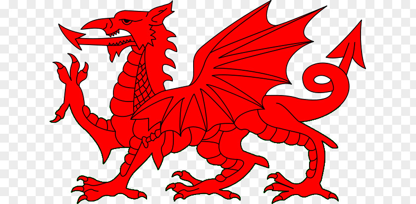 Flag Of Wales Welsh Dragon Uther Pendragon PNG