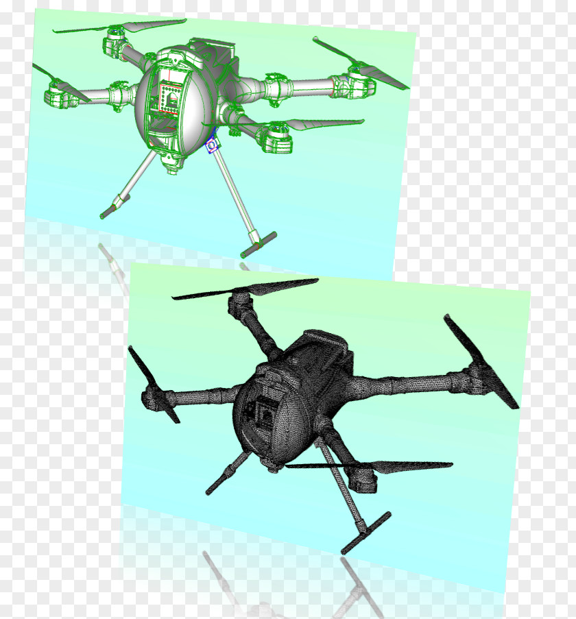 Helicopter Rotor Unmanned Aerial Vehicle Image-based Meshing Insect Propeller PNG