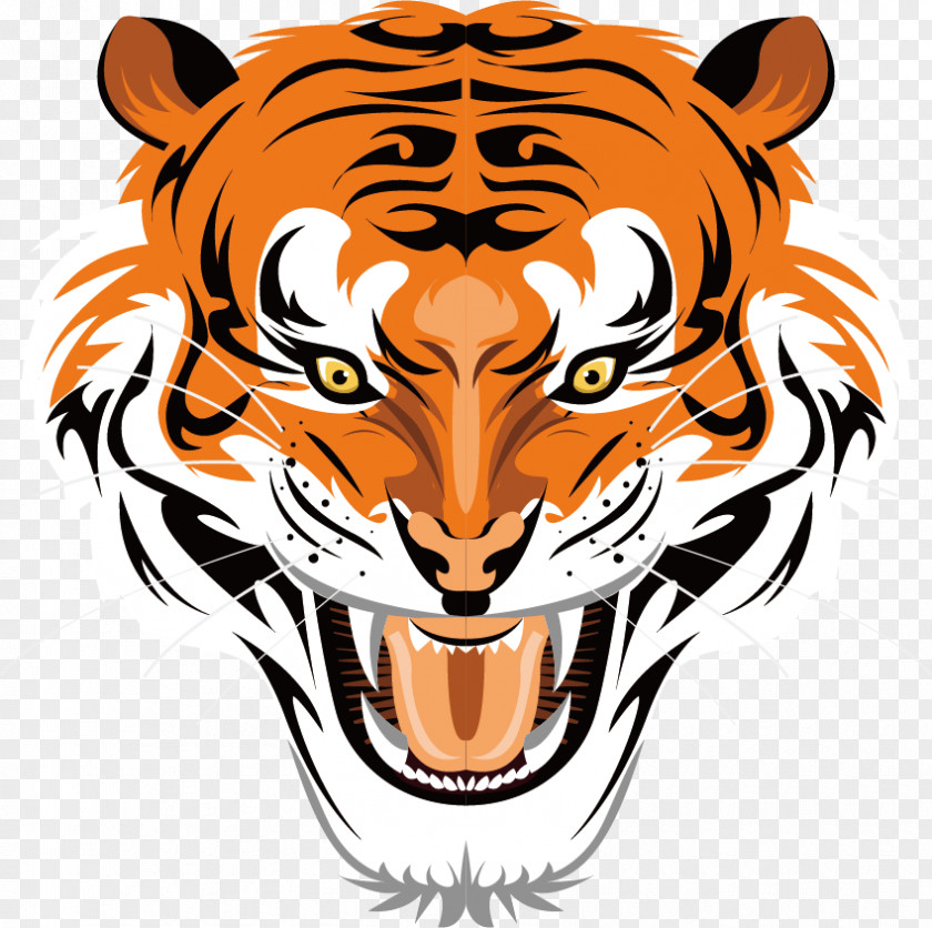 Tiger Illustration PNG