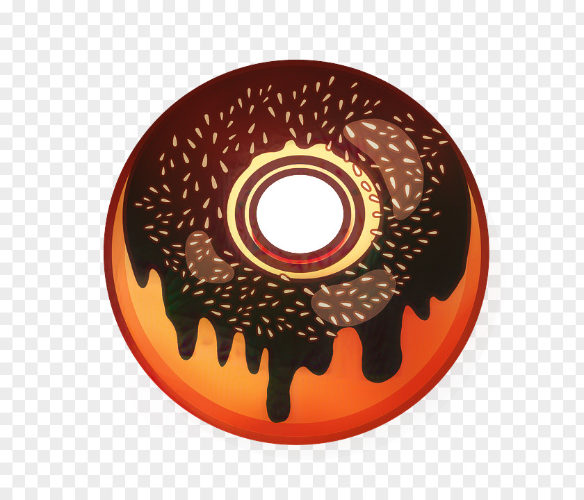 Wheel Brown Donut Cartoon PNG