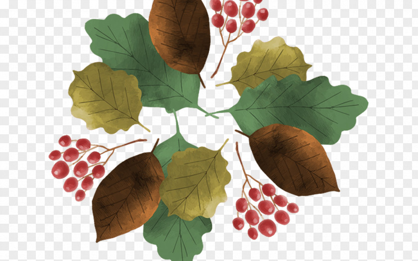 Autumn Vector Graphics Illustration Watercolor Painting PNG