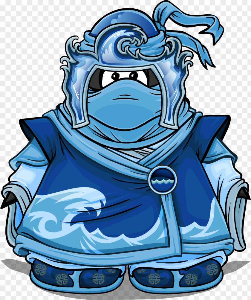 Igloo Club Penguin Water Suit Ninja PNG