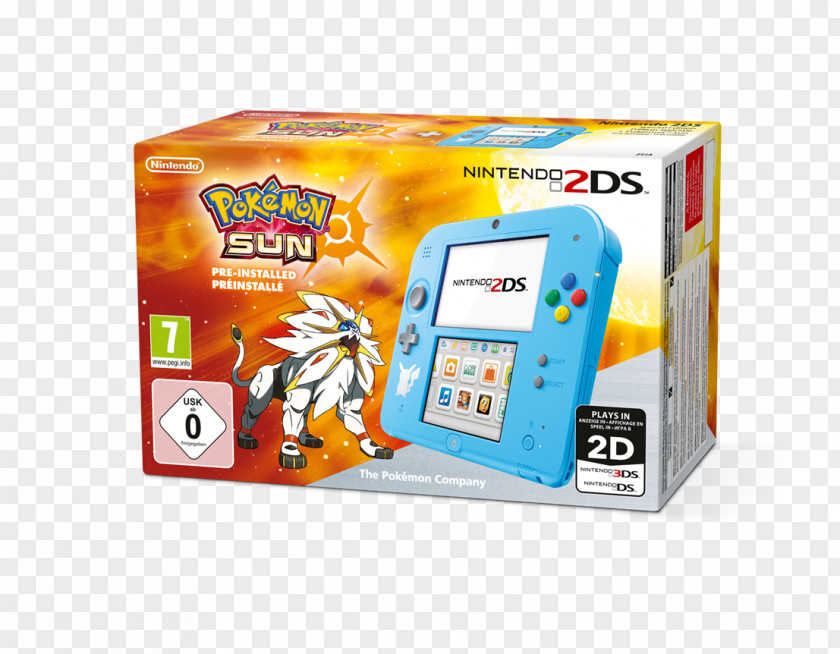 Nintendo Pokémon Sun And Moon 3DS 2DS Video Game PNG