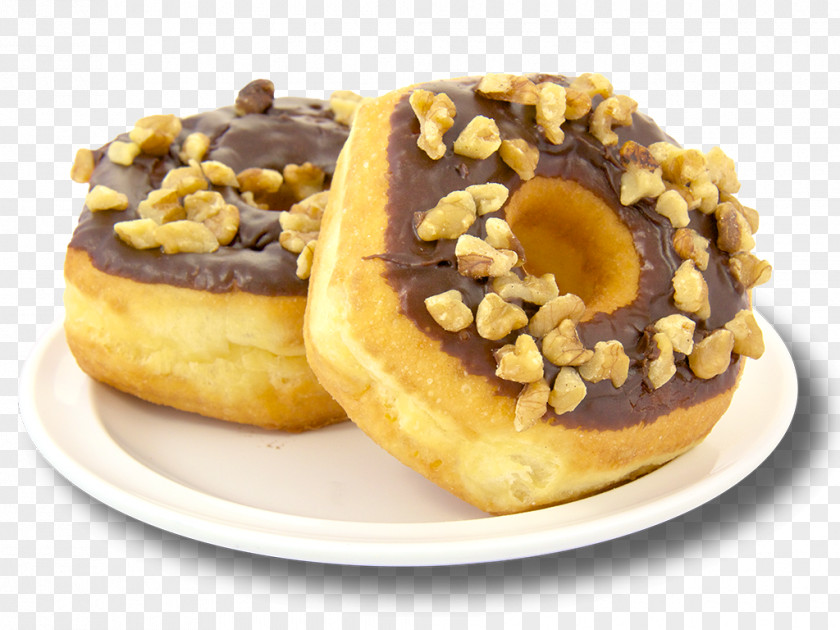 Nut Donuts Boston Cream Pie Bavarian Beignet Chocolate Cake PNG