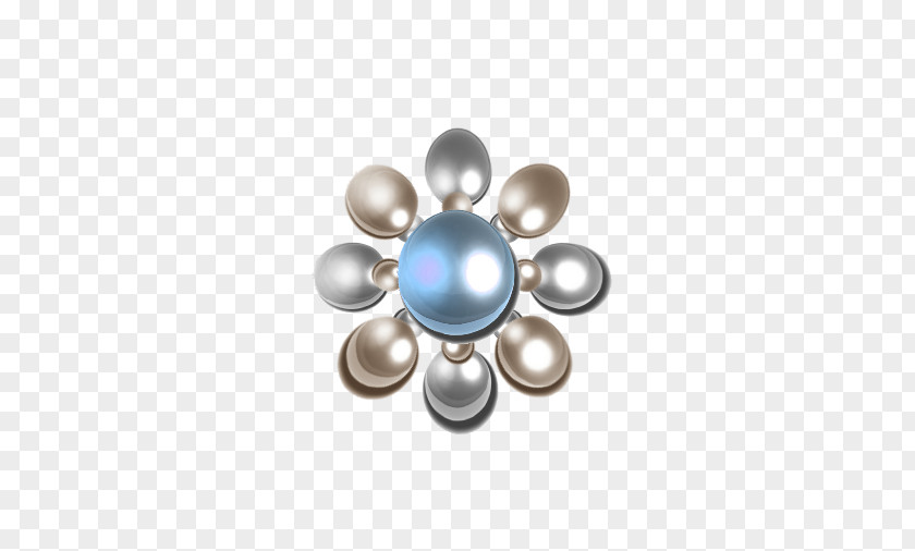 Blue Pearl Jewelry Clip Art PNG