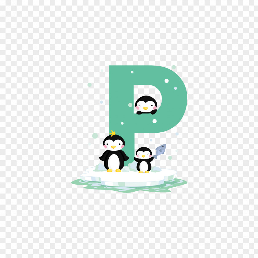 Penguin Alphabet P Letter Clip Art PNG