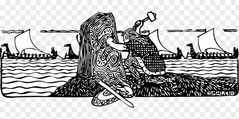 Viking Age Norsemen Clip Art PNG