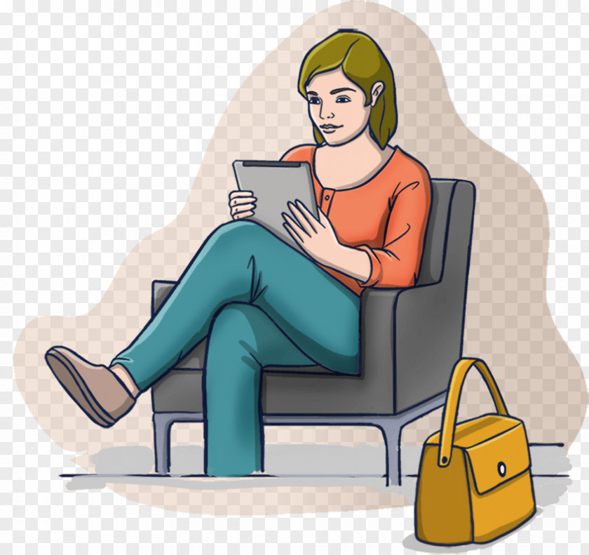 Comfortable Clipart Cartoon Employee Referral Couch Clip Art PNG