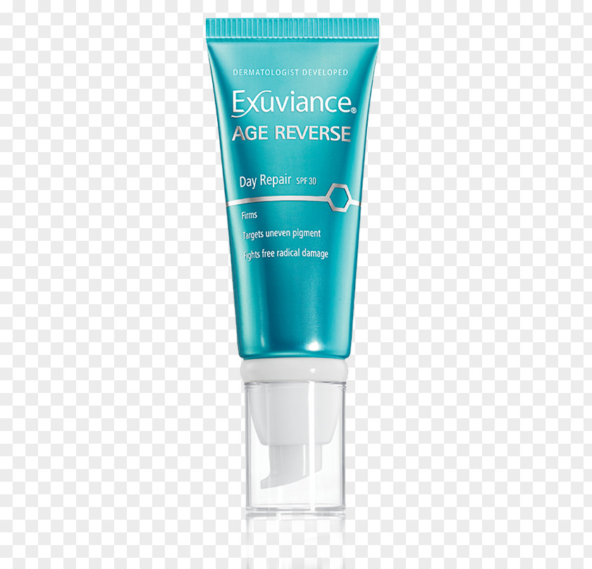 Reverse Aging Exuviance Age Day Repair Sunscreen Factor De Protección Solar Skin Care Cream PNG