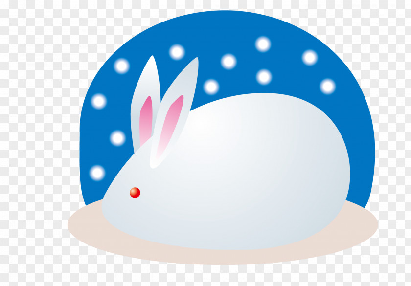 Cartoon Crystal Dream Bunny White Rabbit European Clip Art PNG
