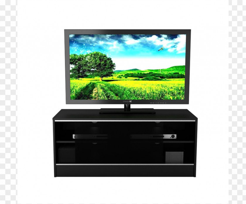 Glass Sliding Door LCD Television PNG