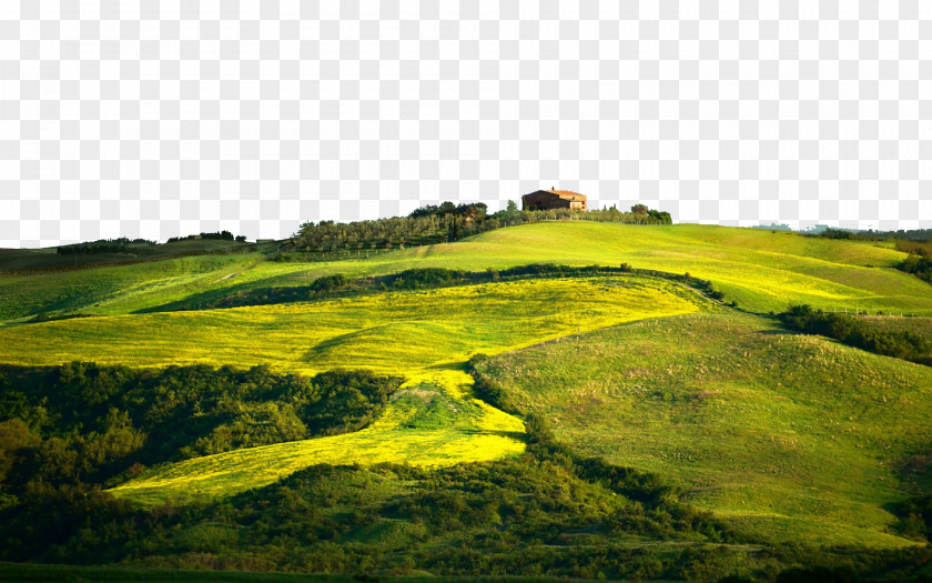 Italy Tuscany Prairie Six High-definition Television Video Display Resolution Wallpaper PNG