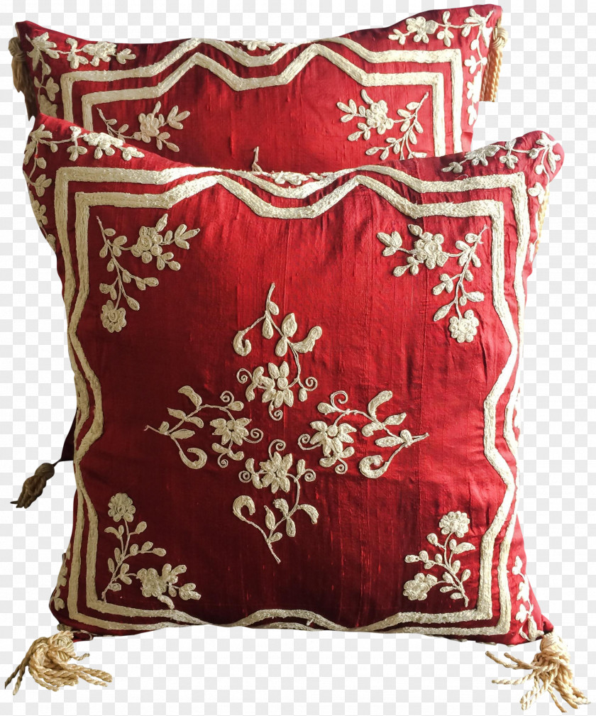 Pillow Cushion Throw Pillows Maroon PNG