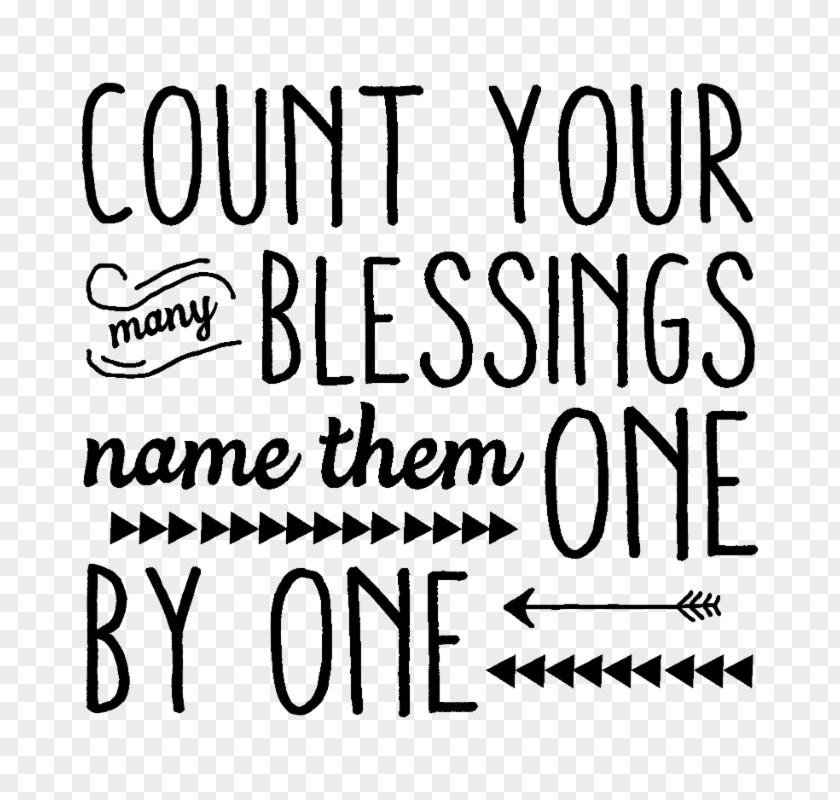 Quotation Count Your Blessings Greeting God PNG
