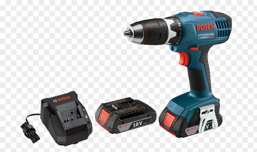 Electric Drill Augers Bosch Cordless DDS181 Impact Driver PNG