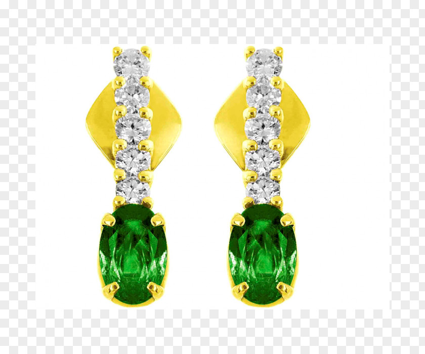 Emerald Earring Body Jewellery Diamond PNG