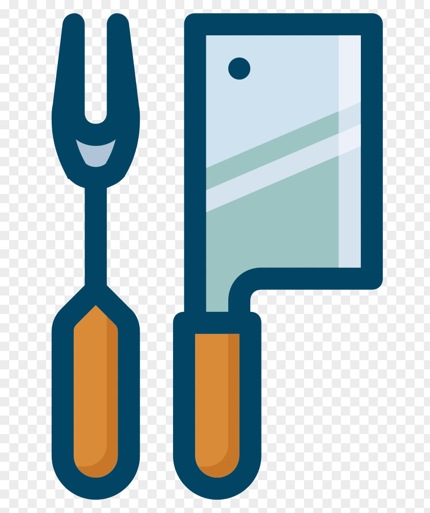 Fork Cleaver Clip Art Kitchen Utensil Knife PNG