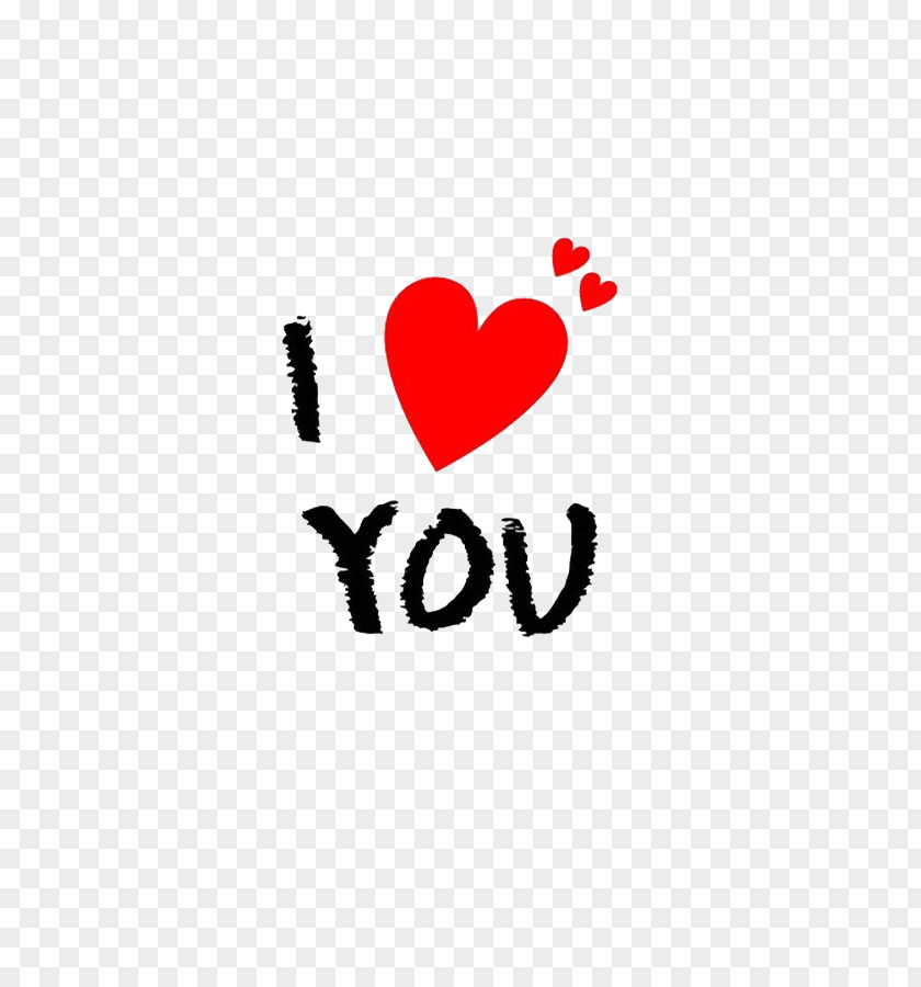 I Love You In English WordArt Icon PNG