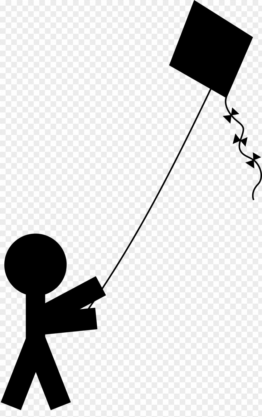 Kite Vector Silhouette Clip Art PNG