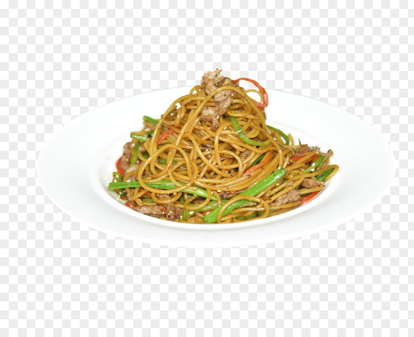 Black Pepper Beef Fried Spaghetti Italian Cuisine European Bell Chili PNG