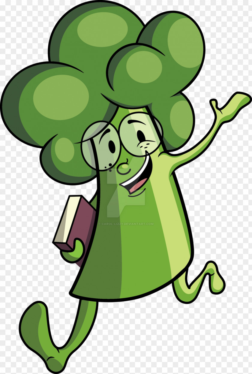 Broccoli Character Cartoon Clip Art PNG