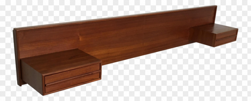 Danish Modern Bedside Tables Headboard Furniture PNG