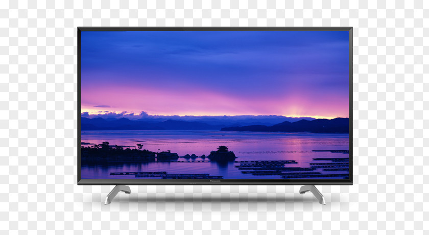 Lcd Television Smart TV Panasonic HD LED USB X 2 WIFI Black LED-backlit LCD 1080p PNG